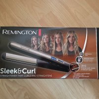 Преса за къдрене и изправяне Remington S6500 Sleek and Curl, снимка 2 - Фризьорки - 44352453