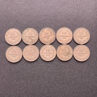 10 стотинки 1906 година - 10 броя, снимка 1 - Нумизматика и бонистика - 42902709