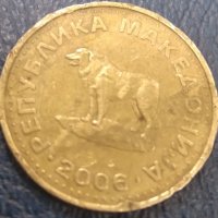 1 динар Македония 2006, снимка 1 - Нумизматика и бонистика - 39088075