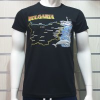Нова мъжка тениска с трансферен печат България, Карта, Делфинче, снимка 1 - Тениски - 29890452