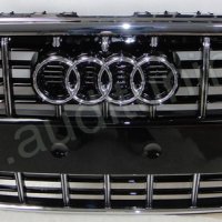 Решетка за Ауди Audi A4-S4 б8 b8 2009 2010 2011 черна хром, снимка 3 - Тунинг - 32038907