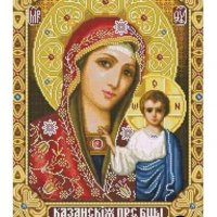 Диамантен гоблен Казанска Света Богородица, снимка 1 - Гоблени - 35562080