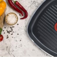 Тиган grill Tefal First Cook, 26 X 26 cм, снимка 4 - Съдове за готвене - 40237915