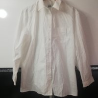 Класическа бяла риза, снимка 1 - Ризи - 39658156