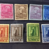 Австрия марки серия 1908, снимка 1 - Филателия - 44150388