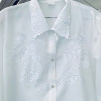 Красива бяла риза/блуза, снимка 9 - Ризи - 42134570