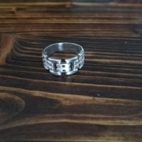 Сребърен пръстен , снимка 2 - Пръстени - 36550557