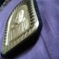 Католическа сребърна икона Свети Падре Пио 123х95х8мм, снимка 10 - Икони - 44358684