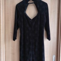 Wallis - черна лъскава рокля, снимка 2 - Рокли - 40619792