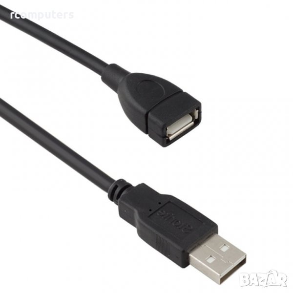 Кабел USB M-USB F 1.8m , снимка 1