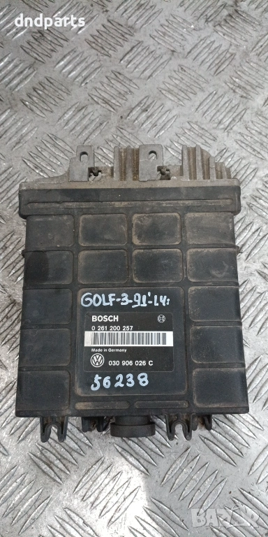 Компютър VW Golf 3 1.4i 1992г. 0261200257 030906026C , снимка 1