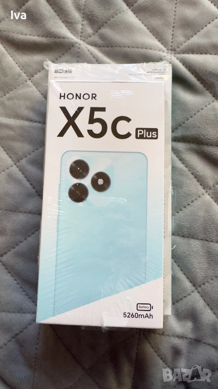 От оператор, неразопакован сет телефон и външна батерияHonor X5c Plus + Powerbank ttec A1 10 000 mAh, снимка 1