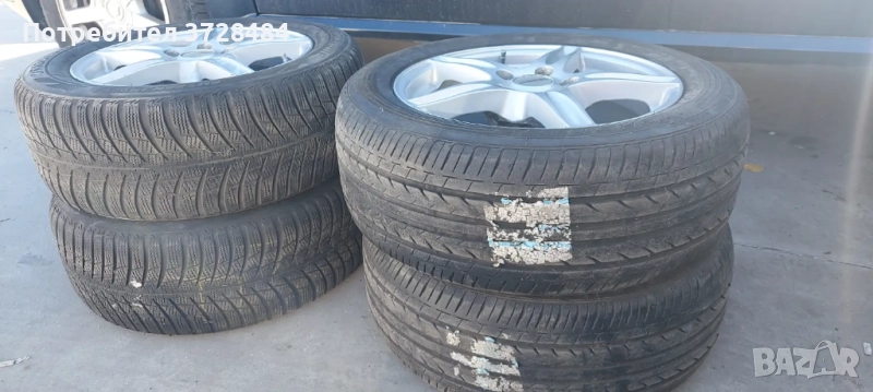 Джанти с гуми 5х112 ЕТ35-16 цола с гуми: AUDI,SEAT,MERCEDES,SKODA,WV, снимка 1