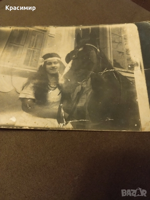 ретро снимка 1923 г . Красота., снимка 1