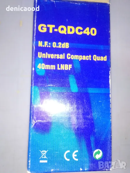 Четворен офсетов конвертор GT-QDC40 0.2dB, снимка 1