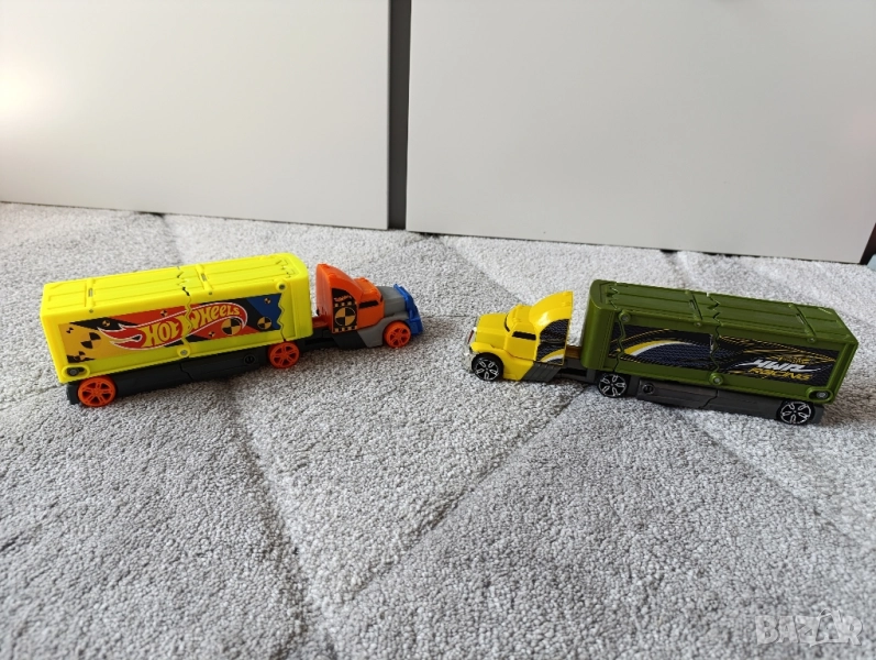 🔥уникални екшън КРАШ камиони hot wheels, снимка 1