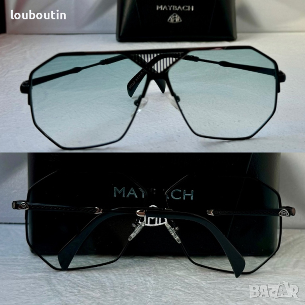 Maybach 2024 мъжки слънчеви очила маска 6 цвята, снимка 1