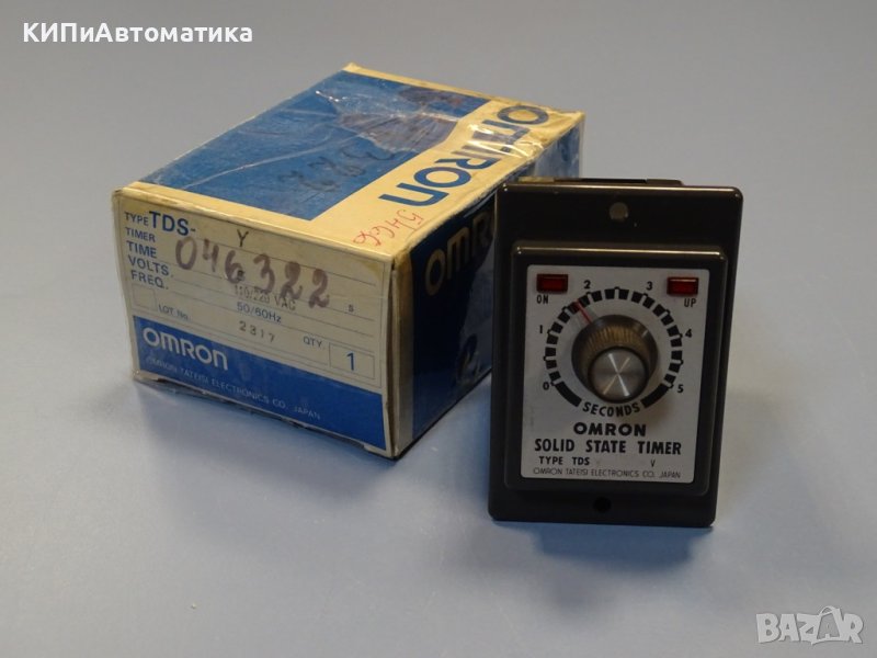 реле време Omron TDSY-44A149E solid state timer 0-5 sec, снимка 1
