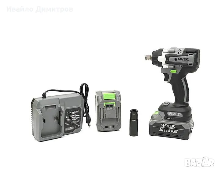 Гайковерт акумулаторен 36v , HW-3006, снимка 1