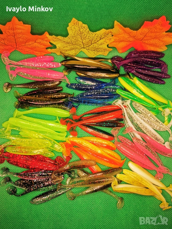 80бр. Силиконови рибки за костур 7см 2г., снимка 1