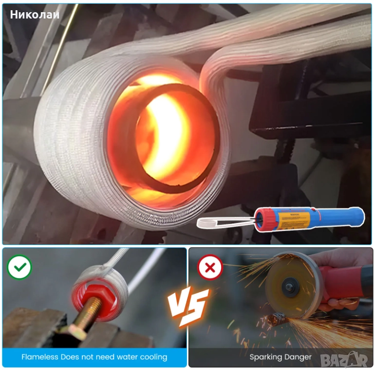 Индукционен нагревател 1100W , снимка 1