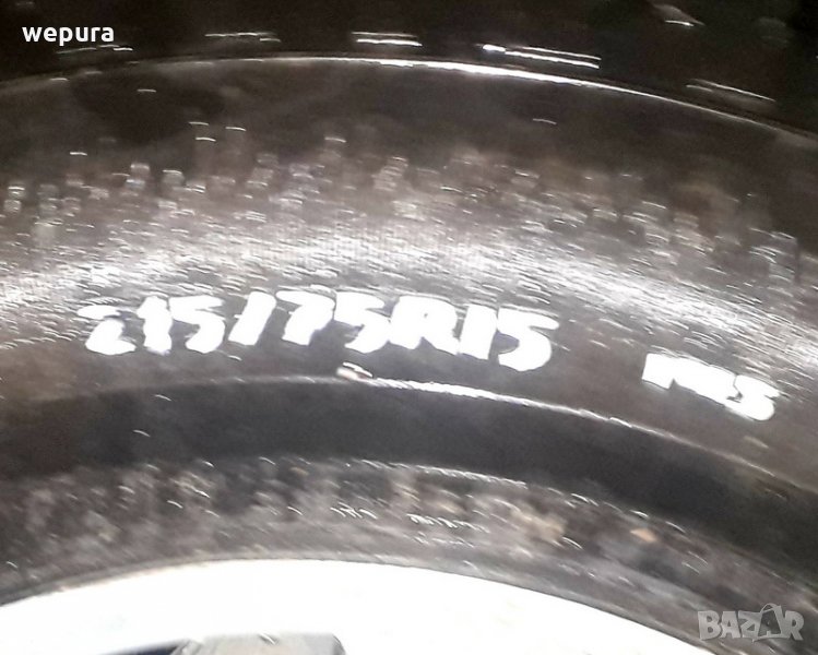 4 бр зимни гуми  215/75R15 с шипове с джанти за сузуки витара ПЕТНАДЕСЕТ ЦОЛА, снимка 1