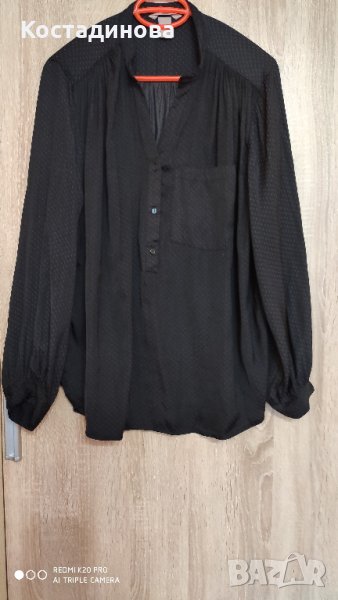 Черна риза H&M, снимка 1