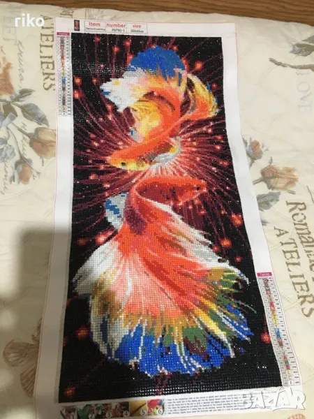 Продавам гоблен с маниста , снимка 1