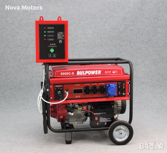 Генератор За Ток 7.5 KW BULPOER Бензинов - Монофазен, снимка 1