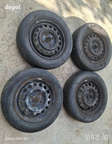 R14 4х100 4.5J ET45/54.1mm + гуми 165 70 14 Suzuki Ignis Subaru Justy , снимка 1