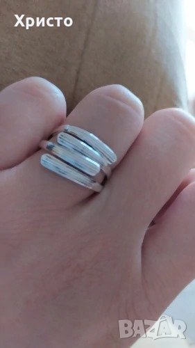 Сребърен пръстен за жени - 925, снимка 1