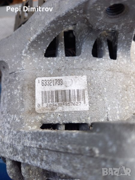 Генератор, алтернатор за Peugeot 206, 206CC, 1.4i, 1.6i, 2.0i, 16V, 1998-2012г., 9641398480, 6332173, снимка 1