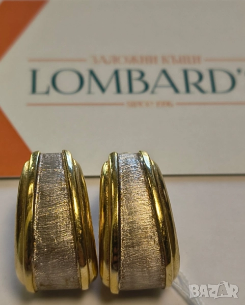 Златни дамски обици 7.42гр, снимка 1