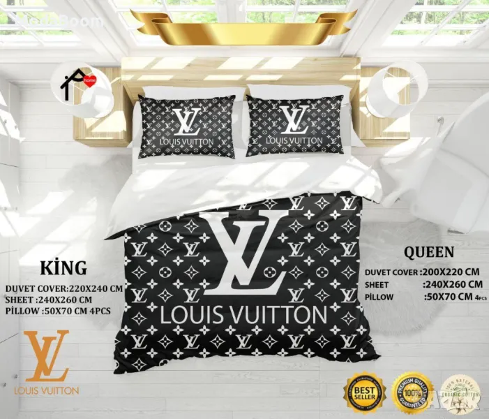 Louis Vuitton спално бельо Различни цветове , снимка 1