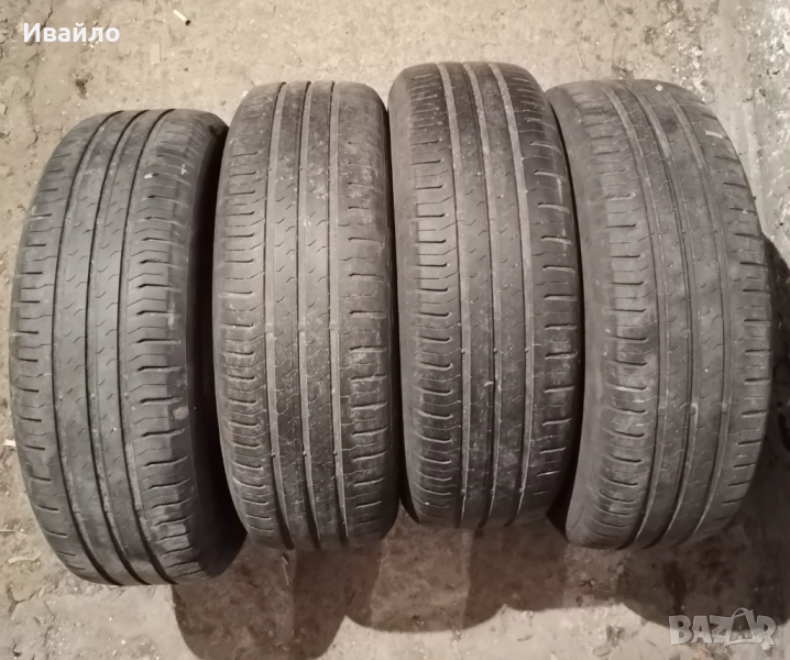 Продавам 4 броя Летни Гуми 185.65.15 на 1 сезон дот 2019 Контентал , снимка 1