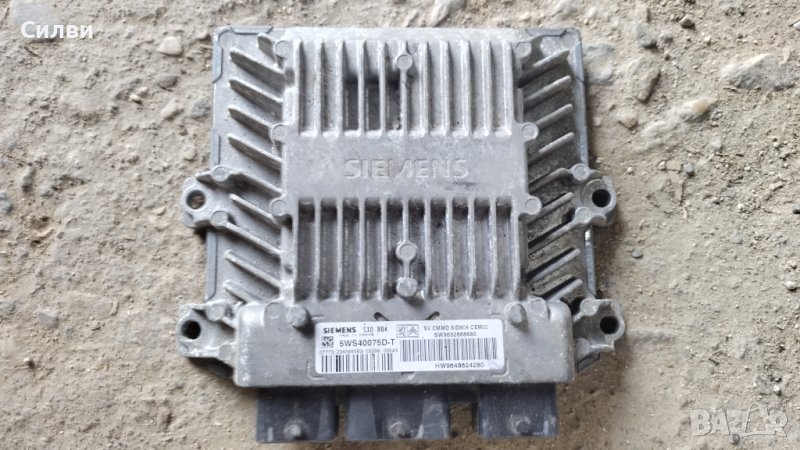 Компютър за двигател от Ситроен Ц2 Ц3 1,4хди 5WS40075D-T 9652888680 контролер за Citroen 1.4HDI, снимка 1