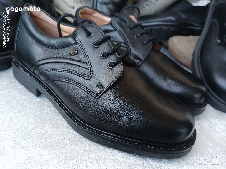 ПРОДАДЕН НОВИ мъжки обувки Herren Antonio Barbieri Halbschuhe , 42 - 43, естествена кожа, снимка 1