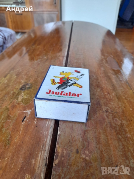 Стар кибрит,кибритена кутия Isolator, снимка 1
