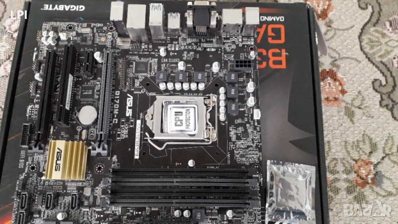 Дъно asus q170 m-c + i5 6500 +gscill 2x8 2666, снимка 1