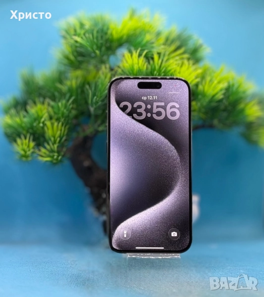 Apple iPhone 15 Pro, 128GB, 5G, Blue Titanium, снимка 1