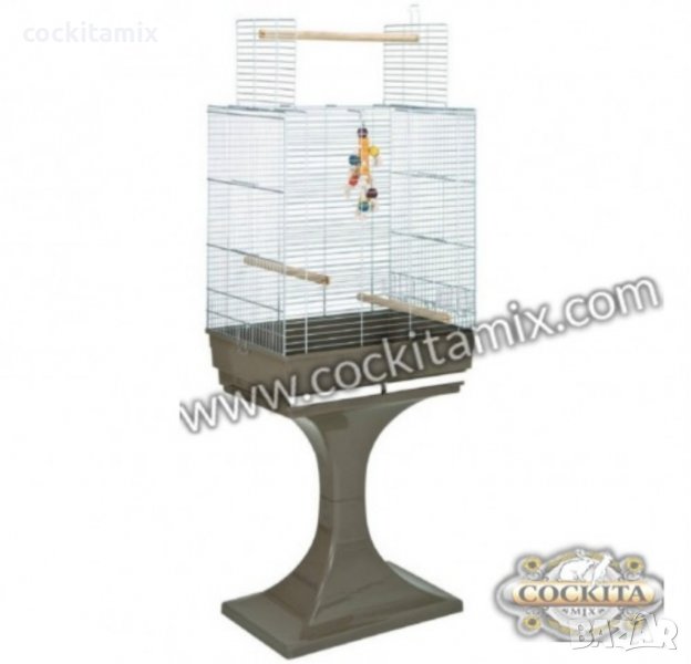 Клетка със стойка на колела Сорая Кромо - 66 / 45 / 150 височина, снимка 1