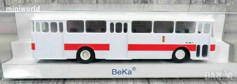Ikarus 556 Градски автобус - мащаб 1:87 на BeKa made in DDR пластмасов модел, снимка 1
