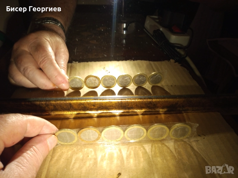 1 лв. 2002г. с обърнат реверс, снимка 1