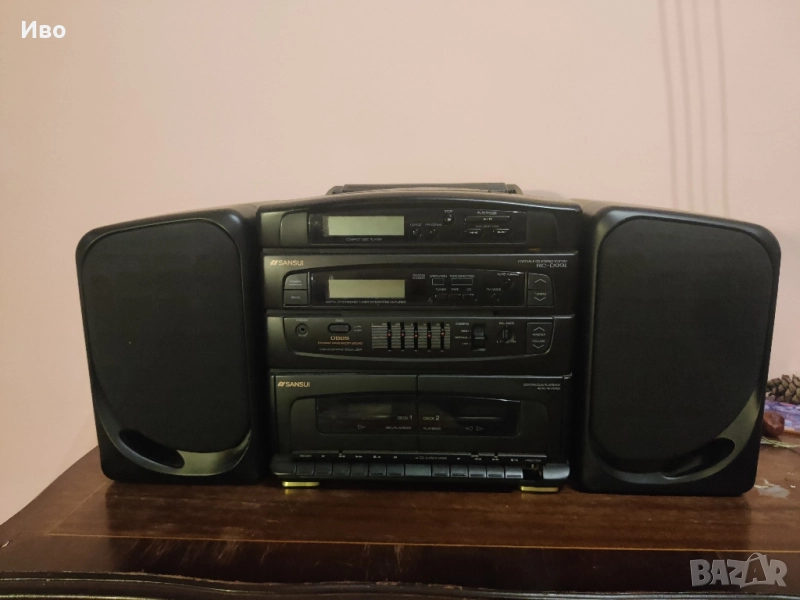 Sansui RC-D991 уредба CD/касетофон/радио, работят и трите, снимка 1