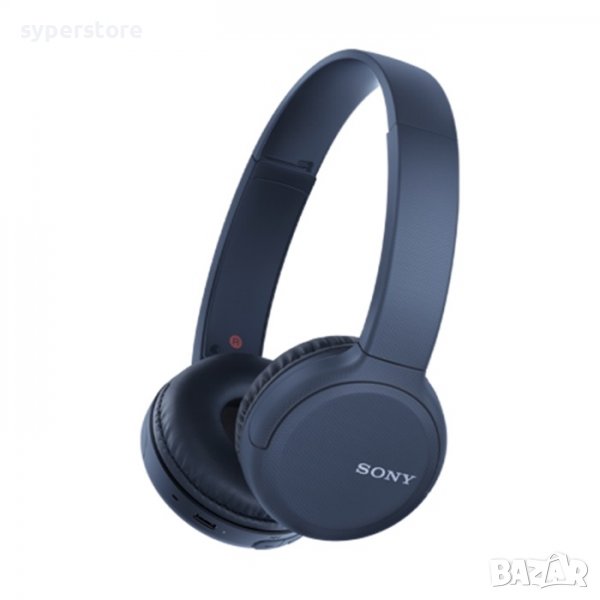 Слушалки Блутут Sony WH-CH510 тъмно сини SS300866, снимка 1