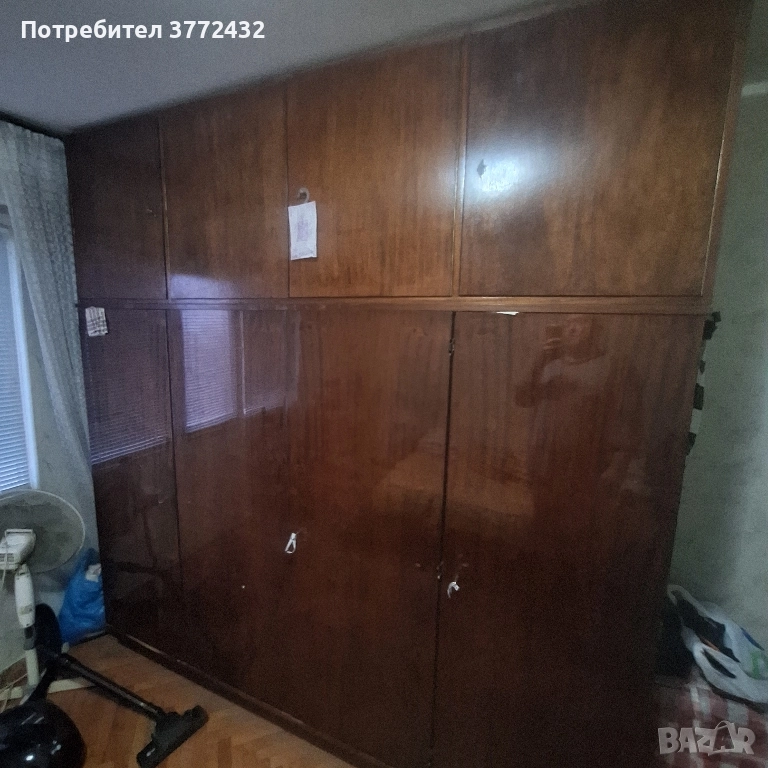 гардероб четирикрилен, снимка 1