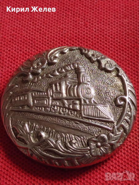 Заден капак за джобен часовник ЛОКОМОТИВ рядък за КОЛЕКЦИЯ ЧАСТИ 43725, снимка 1