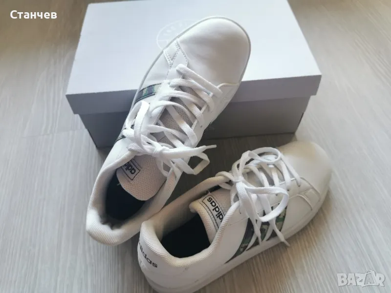 adidas - Маратонки grand court 2.0 k 36.2/3, Бял, снимка 1