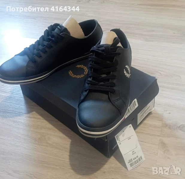 Черни кецове на  Fred Perry , снимка 1