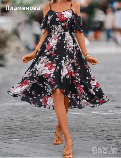 Дамска феерична рокля - XL, снимка 1